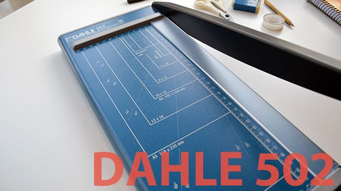 Dahle 502 guillotine trimmer in our test